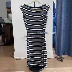 Striped Calvin Klein Dress